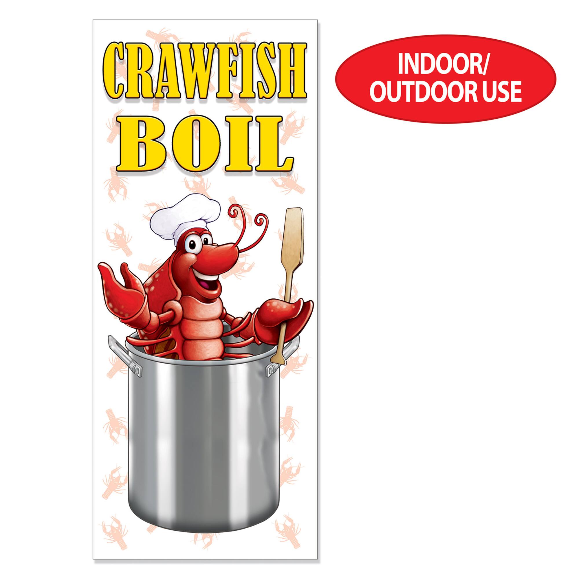 Beistle 30" x 6ft. Crawfish Boil Door Covers, 2ct.